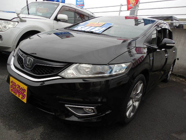 ジェイド1.5 ハイブリッドX衝突軽減ブレーキ・車線逸脱警報・誤発進抑