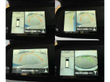 【全周囲カメラ】クルマの真上から見ているかのような映像が見れるので、駐車が苦手な方には特にうれしい装備です♪