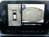 アラウンドビューモニター。空の上から見下ろすような視点でスムース駐車。