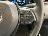 前方の車との車間を設定し、スピードを上げたり緩めたりを自動で行ってくれる追尾式の「レーダークルーズ」。上級装備の一つです!高級車にしかつかない嬉しい機能です。