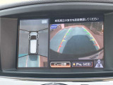 アラウンドモニター、上空から見下ろしているかのような映像をディスプレイに映し出し、スムースな駐車をサポートします。さらに、人や自転車など周囲に動くものがいる場合には、表示とブザーで注意を促します。