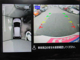 車の真上から見下ろしたような360度視界の良い『アラウンドビューモニター』です♪♪ 苦手な狭い駐車場、暗い所でも確認ができてとっても安心です♪♪
