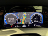 デジタルメータークラスターを装備、ナビ画面も表示可能!!