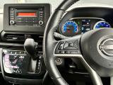 ハンドル周りには車両状態の確認やナビ操作が可能なステアリングスイッチを完備♪ハンドルの高さ調節も可能です!