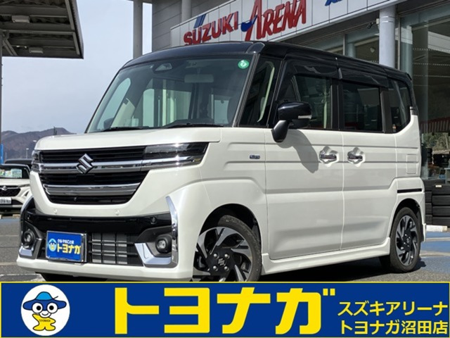 スペーシアカスタムハイブリッド(HYBRID)  XSターボ 4WDスズキセーフティサポート 純正スズキコネ