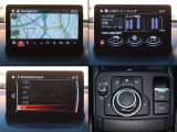 ナビやオーディオ、ご自身の運転記録やメンテナンスログを表示する「マツダコネクト」を搭載。人間工学に基づき、自然な位置に搭載されております。もちろんBluetooth等のオーディオにも対応しております。