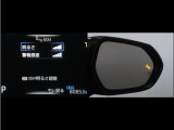 隣車線を走る車両をレーダーで検知し、ドアミラーでは確認しにくい後側方エリアに存在する車両に加え、急接近してくる車両も検知します。車両を検知するとドアミラーに搭載されたLEDインジケーターが点灯します。
