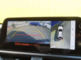 バックカメラの他に上から見下ろしたような画像が見れるアラウンド(全方位)モニター。前後左右を把握できます!