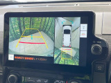 【パノラミックビューモニター】専用のカメラにより、上から見下ろしたような視点で360度クルマの周囲を確認することができます☆死角部分も確認しやすく、狭い場所での切り返しや駐車もスムーズに行えます。
