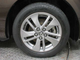 純正アルミ装着。