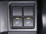 【シートヒーター搭載】シートを温めてくれる暖房機器です!長時間座っていると負担が掛かりやすい背中や腰、または冬場の寒い日に冷えやすい脚部に快適なぬくもりを♪