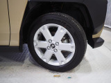 実車はアルミホイール組みの夏用タイヤを装着しています。