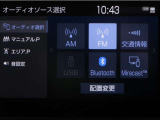 ディスプレイオーディオを装備。スマートフォンとクルマを繋ぐことで、これまでのナビに加えて色々なサービスが楽しめます。