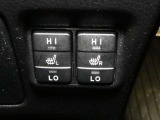 【シートヒーター】運転席と助手席の座面にヒーターが内蔵されていますので寒い時でも快適運転です。