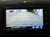 バックカメラの画像です。ガイドラインがスムースな車庫入れをサポートいたします!車庫入れの安心感がアップしますね☆