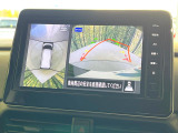 【アラウンドビューモニター】専用のカメラにより、上から見下ろしたような視点で360度クルマの周囲を確認することができます☆死角部分も確認しやすく、狭い場所での切り返しや駐車もスムーズに行えます。