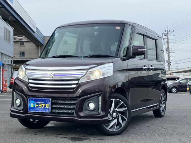 スペーシアカスタム XS 雹凹み軽 7インチSDナビ フルセグTV