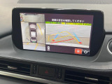 【360&deg;ビューモニター】専用のカメラにより、上から見下ろしたような視点で360度クルマの周囲を確認することができます☆死角部分も確認しやすく、狭い場所での切り返しや駐車もスムーズに行えます。