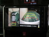 パノラミックビューモニター搭載。カメラで車両周囲の状況を映し出すため、狭い場所での駐車などに役立ちます。