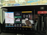 大画面の純正ナビ!