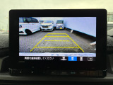 バックカメラも付いています! 運転が不慣れな方でも安心して駐車が可能です!