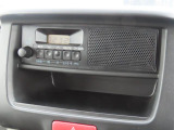 ラジオがついてます。ナビに変更も可能です