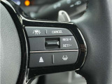 ◆アダプティブクルーズコントロール◆予め設定した車速内でクルマが自動的に加減速。前走車との適切な車間距離を維持しながら追従走行します。【LKAS】車線維持支援システムでステアリング操作を支援。