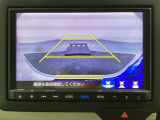 バックでの車庫入れも安心です! リアカメラが付いているバックモニター付のナビを装備しております。操作線もついており距離感も画面から確認できます。