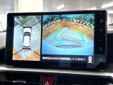 【パノラミックビューモニター】専用のカメラにより、上から見下ろしたような視点で360度クルマの周囲を確認することができます☆死角部分も確認しやすく、狭い場所での切り返しや駐車もスムーズに行えます。