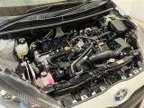 エンジンルーム内も隅々まで掃除がいきわたっています!【修復歴アリ】のクルマにつき、『ハイブリッド保証』はありません。