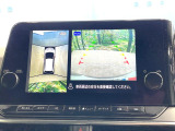 【アラウンドビューモニター】専用のカメラにより、上から見下ろしたような視点で360度クルマの周囲を確認することができます☆死角部分も確認しやすく、狭い場所での切り返しや駐車もスムーズに行えます。