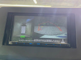 【アラウンドビューモニター】専用のカメラにより、上から見下ろしたような視点で360度クルマの周囲を確認することができます☆縦列駐車や幅寄せ時に活躍してくれます♪