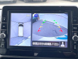 【アラウンドビューモニター】専用のカメラにより、上から見下ろしたような視点で360度クルマの周囲を確認することができます☆縦列駐車や幅寄せ時に活躍してくれます♪
