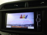 ☆バックモニター付。後退時にはナビの画面が後方視界を映し出してくれますので非常に便利ですよ(^^♪