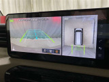 【パノラミックビューモニター】真上から見下ろしたような視点で確認できるバックカメラ搭載!死角も見やすく駐車もラクラクです!