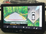 【パノラミックビューモニター】専用のカメラにより、上から見下ろしたような視点で360度クルマの周囲を確認することができます☆死角部分も確認しやすく、狭い場所での切り返しや駐車もスムーズに行えます。