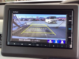 便利な3ビュー切り替え、ガイド線表示付きのバックカメラです!後退時、後方の視界をサポートします!