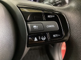 ハンドルにHondaセンシング系のクルーズコントロールやレーンキープアシストなどの操作スイッチが装備されています。ハンドルから手を離さず安全に操作できます。