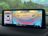 【360&deg;ビューモニター】専用のカメラにより、上から見下ろしたような視点で360度クルマの周囲を確認することができます☆縦列駐車や幅寄せ時に活躍してくれます♪