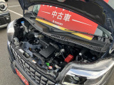エンジンルームしっかり点検整備後のご納車になります。