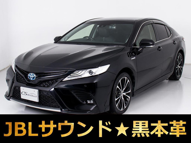 カムリ2.5 WS レザーパッケージ黒本革 JBLサウンド BSM レーダーC