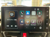 【9インチスマホ連携ディスプレイオーディオ】 対応しているスマホアプリを大画面で使えます!フルセグテレビやラジオの視聴、Bluetooth接続による音楽鑑賞、ハンズフリー通話なども利用可能です。