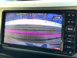 【バックカメラ】駐車時に後方がリアルタイム映像で確認できます。大型商業施設や立体駐車場での駐車時や、夜間のバック時に大活躍!運転スキルに関わらず、今や必須となった装備のひとつです!