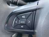 ステアリングスイッチ付きなので走行中に手元を見ることなくオーディオ等の操作ができます!