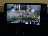 バックカメラの画像です。ガイドラインがスムースな車庫入れをサポートいたします!車庫入れの安心感がアップしますね☆