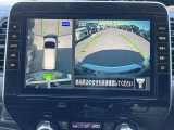 上から見たような画像で車庫入れなどに便利なアラウンドビューモニター