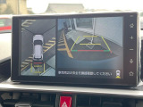 【パノラミックビューモニター】専用のカメラにより、上から見下ろしたような視点で360度クルマの周囲を確認することができます☆死角部分も確認しやすく、狭い場所での切り返しや駐車もスムーズに行えます。