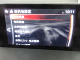 目的地設定画面は住所、電話番号、施設名称らなどから検索設定が出来ます。