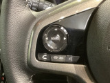 ステアリングにオーディオ操作スイッチが付いています。オーディオ画面に直接タッチしなくても操作が出来ますので、運転に集中できます。