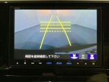バックでの車庫入れも安心です! リアカメラが付いているバックモニター付のナビを装備しております。操作線もついており距離感も画面から確認できます。